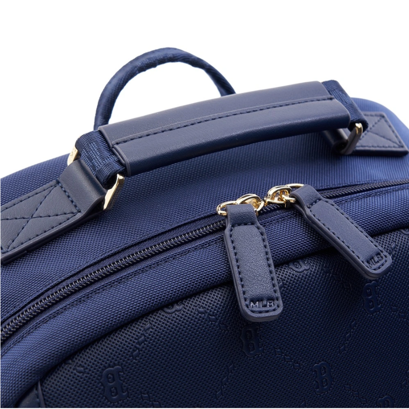 Balo Kids MLB Korea Dia Mono Embossed School Bag Boston Red Sox D.Navy