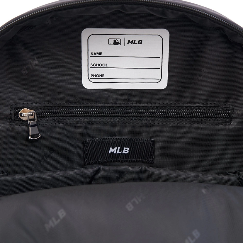 Balo School Bag MLB Korea [KIDS] Jack LED New York Yankees Black