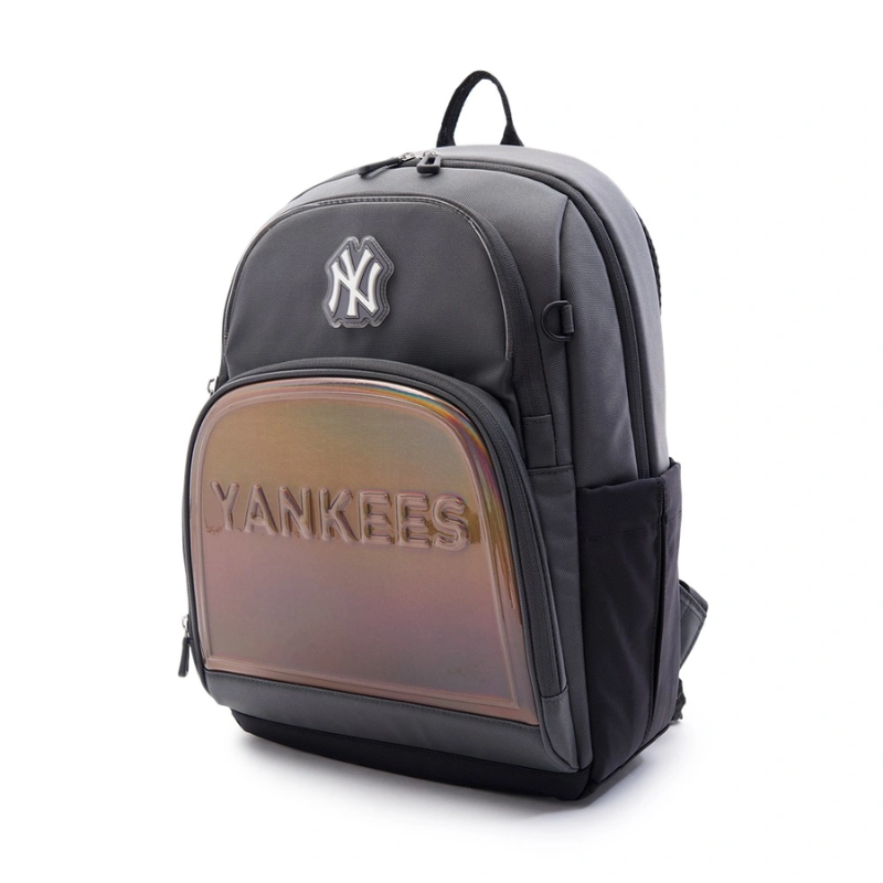 Balo School Bag MLB Korea [KIDS] Jack LED New York Yankees Gray