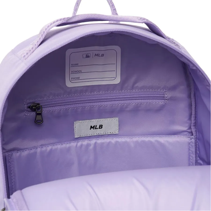 Balo School Bag MLB Led Stamp [KIDS] New York Yankees Purple