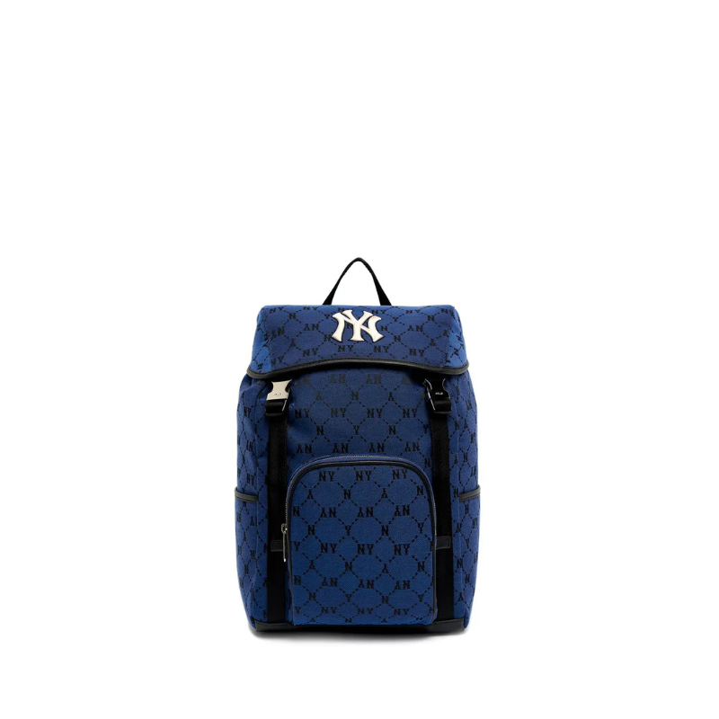 Balo Big Size MLB Korea Monogram Diamond Jacquard New York Yankees D.Blue