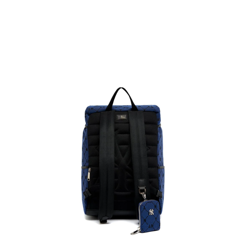 Balo Big Size MLB Korea Monogram Diamond Jacquard New York Yankees D.Blue