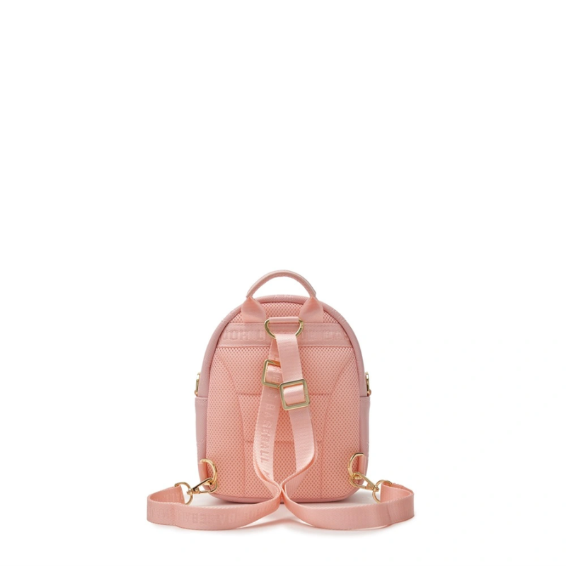 Balo Mini Backpack MLB Korea [KIDS] Dia Mono PU Embossed New York Yankees Pink