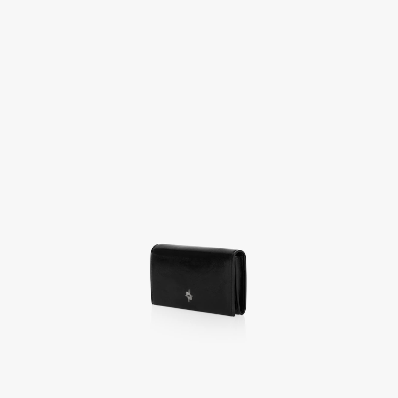 FLAMMA FLAP CARD WALLET - BLACK