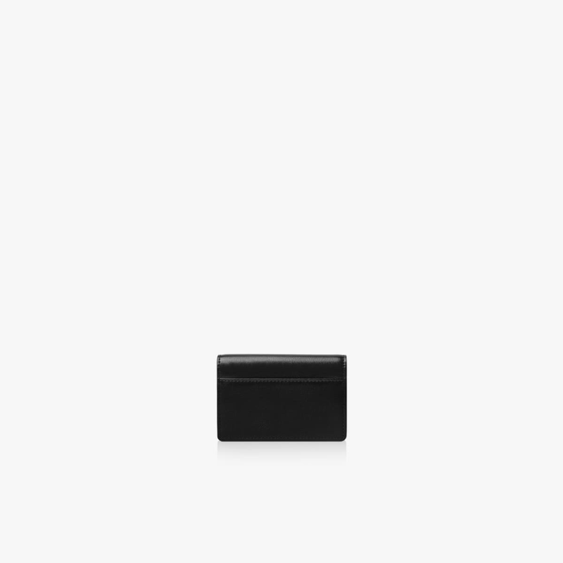 MARTY CARD WALLET CRINKLED - BLACK