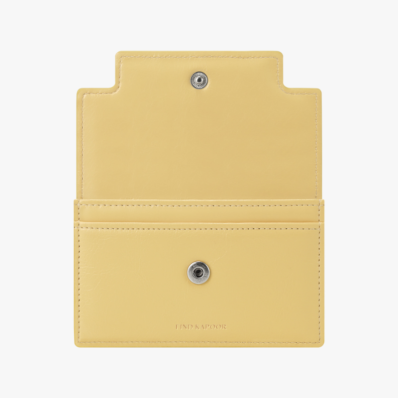 MARTY CARD WALLET CRINKLED - BUTTER