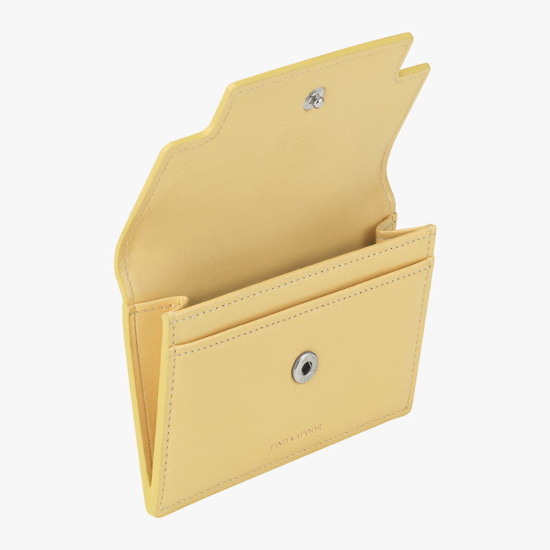 MARTY CARD WALLET CRINKLED - BUTTER