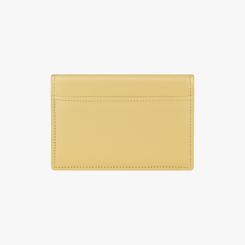 MARTY CARD WALLET CRINKLED - BUTTER