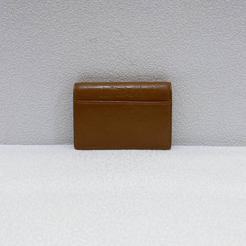 MARTY CARD WALLET CRINKLED - CAMEL