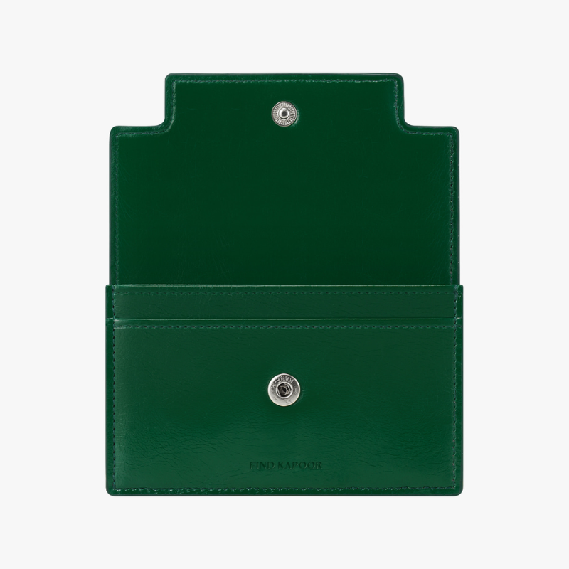 MARTY CARD WALLET CRINKLED - GREEN