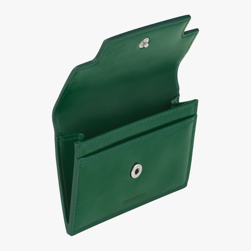 MARTY CARD WALLET CRINKLED - GREEN