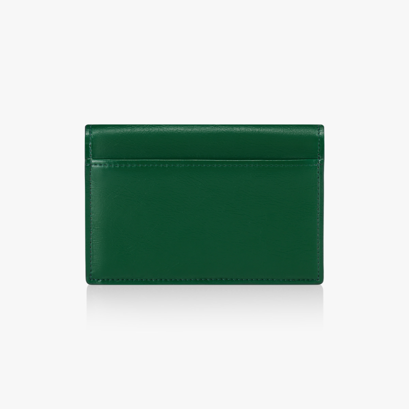 MARTY CARD WALLET CRINKLED - GREEN