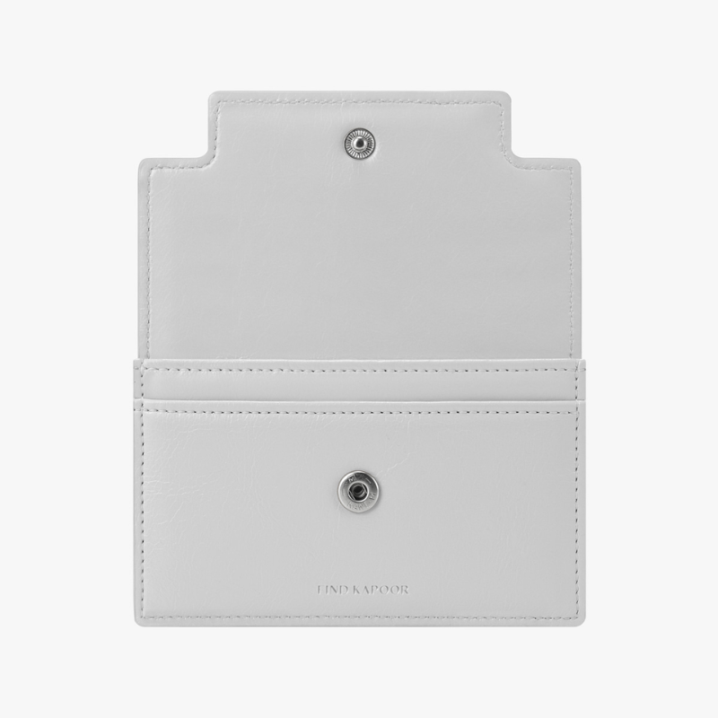 MARTY CARD WALLET CRINKLED - ICE GRAY
