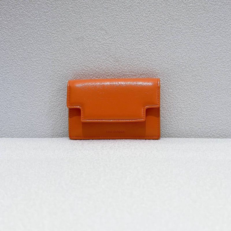 MARTY CARD WALLET CRINKLED - ORANGE