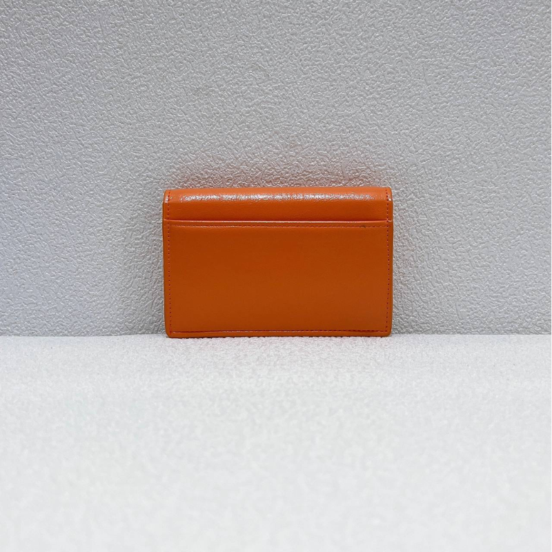 MARTY CARD WALLET CRINKLED - ORANGE