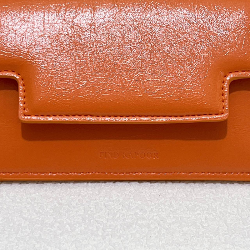 MARTY CARD WALLET CRINKLED - ORANGE