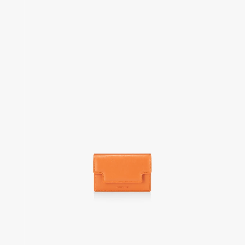 MARTY CARD WALLET CRINKLED - ORANGE