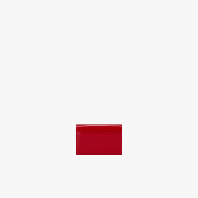 MARTY CARD WALLET CRINKLED - RED