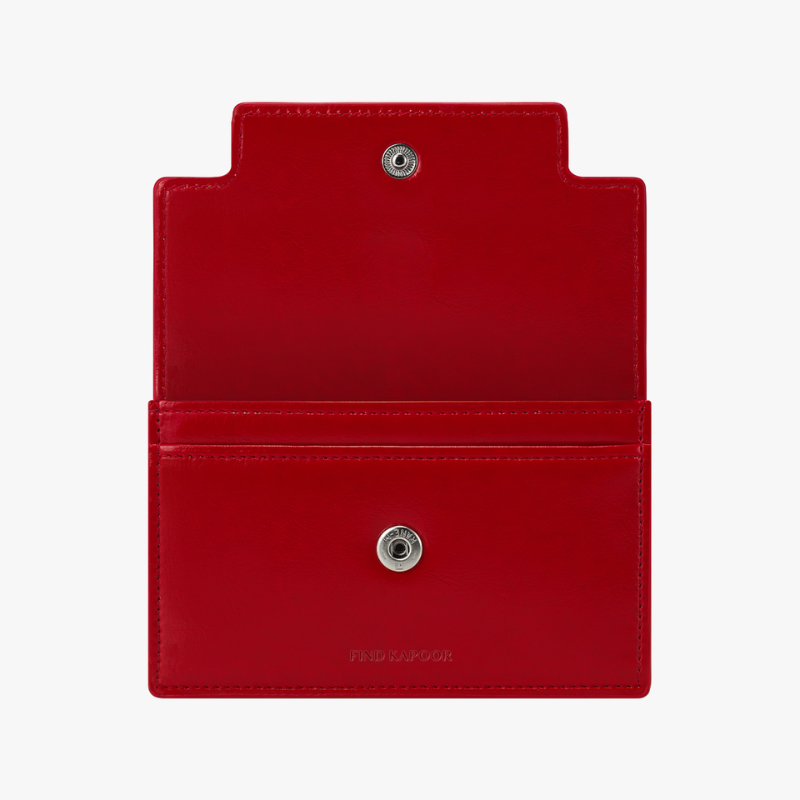 MARTY CARD WALLET CRINKLED - RED