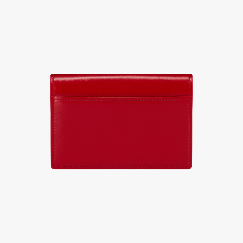 MARTY CARD WALLET CRINKLED - RED