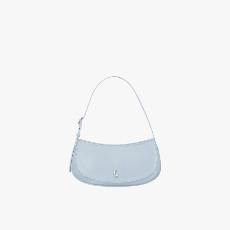 SLIM ARCH SHOULDER BAG - BLUE