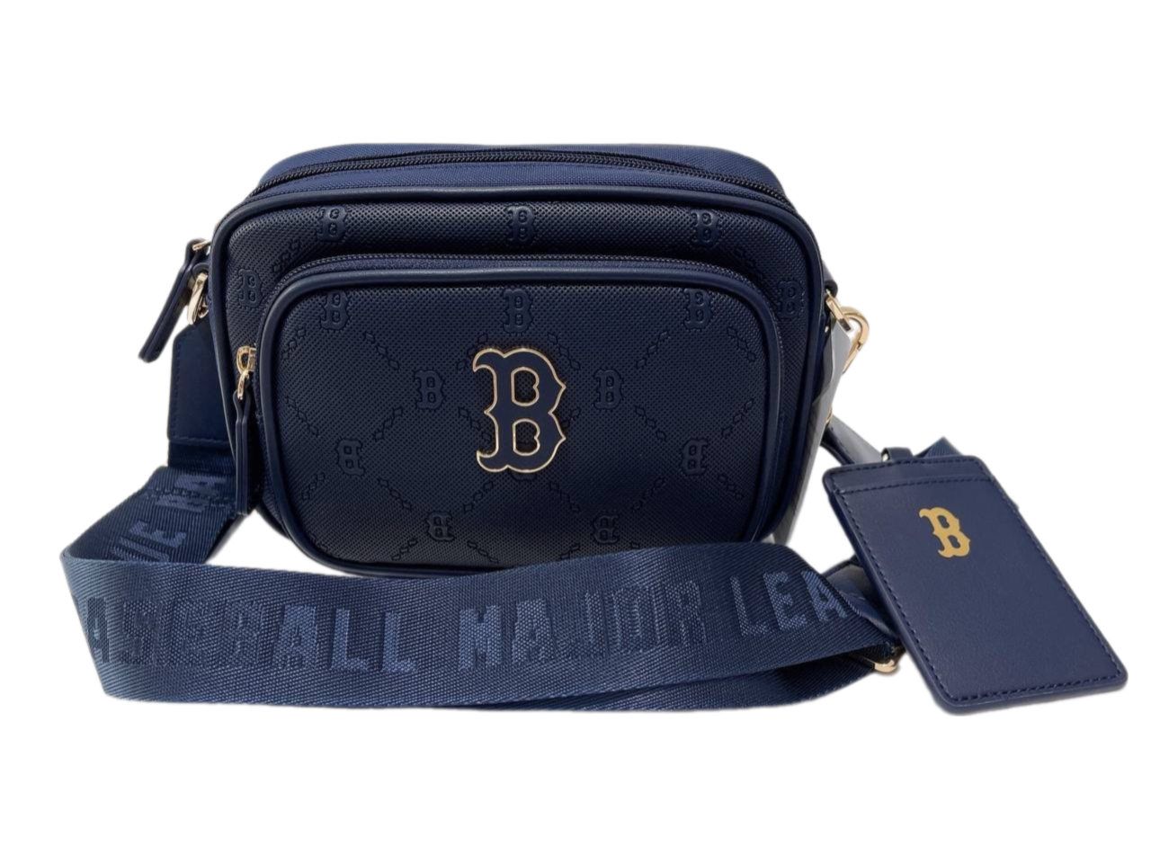 Túi đeo chéo MLB Monogram JQD New York Yankees Navy