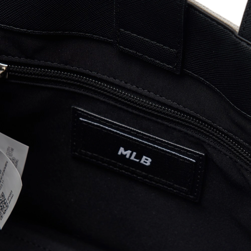 Túi Tote Bag MLB Korea Varsity Jacquard LA Dodgers Cream