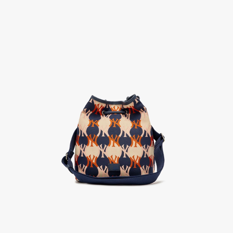Túi Bucket Bag MLB Argyle Monogram Large New York Yankees D.Navy