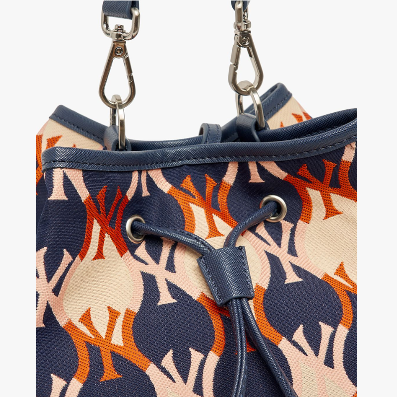 Túi Bucket Bag MLB Argyle Monogram Large New York Yankees D.Navy