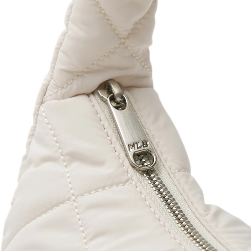 Túi đeo vai MLB Korea Quilted Hobo Bag Medium Boston Red Sox Cream