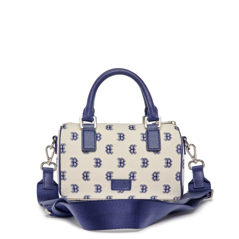 Túi đeo chéo MLB Classic Monogram Jacquard Boston Bag Boston Red Sox L.Beige