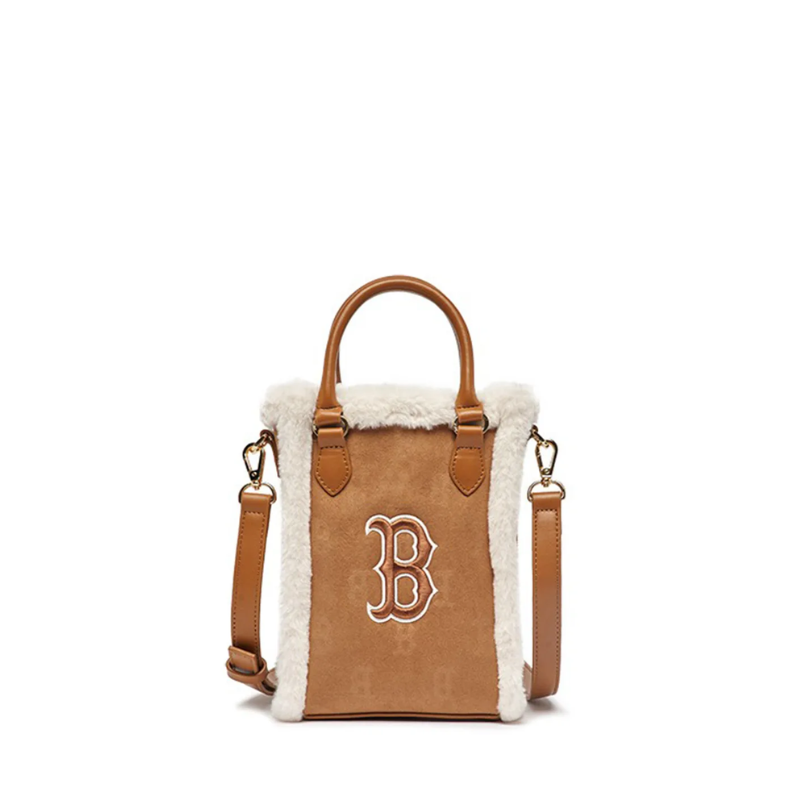 Túi đeo chéo MLB Monogram Mustang Cross Bag Boston Brown