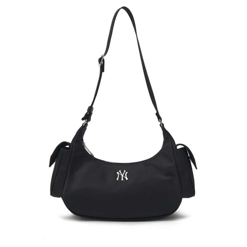 Túi đeo vai MLB Korea Nylon Cargo Bag New York Yankees Black