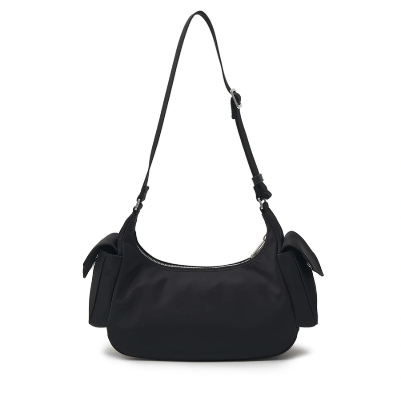 Túi đeo vai MLB Korea Nylon Cargo Bag New York Yankees Black