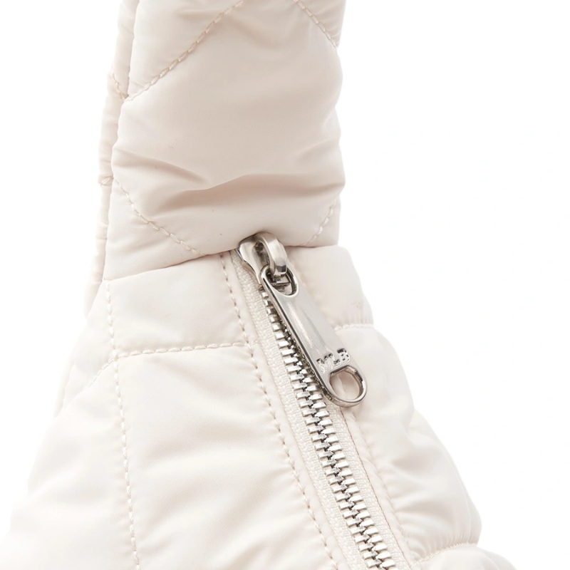 Túi đeo vai MLB Korea Quilted Hobo Bag Large Boston Red Sox Cream