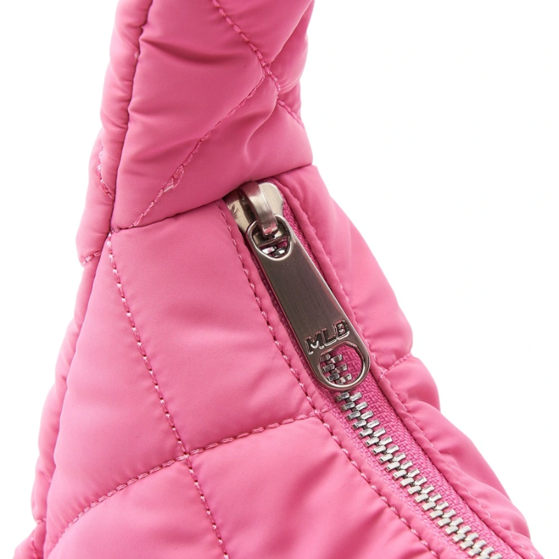 Túi đeo vai MLB Korea Quilted Hobo Bag Medium Cleveland Guardians Pink