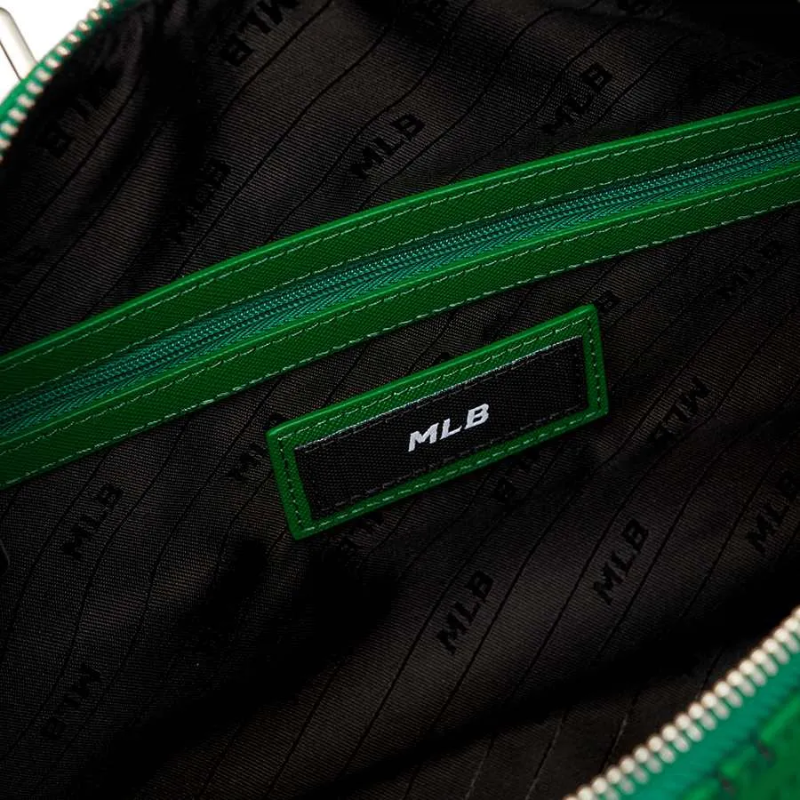 Túi du lịch MLB Dia Poritiv Coated Canvas Rich New York Yankees Green 