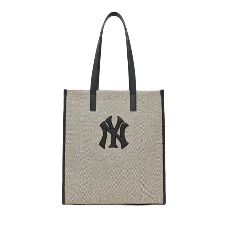 Túi Tote Bag MLB Basic Canvas Vertical New York Yankees Black
