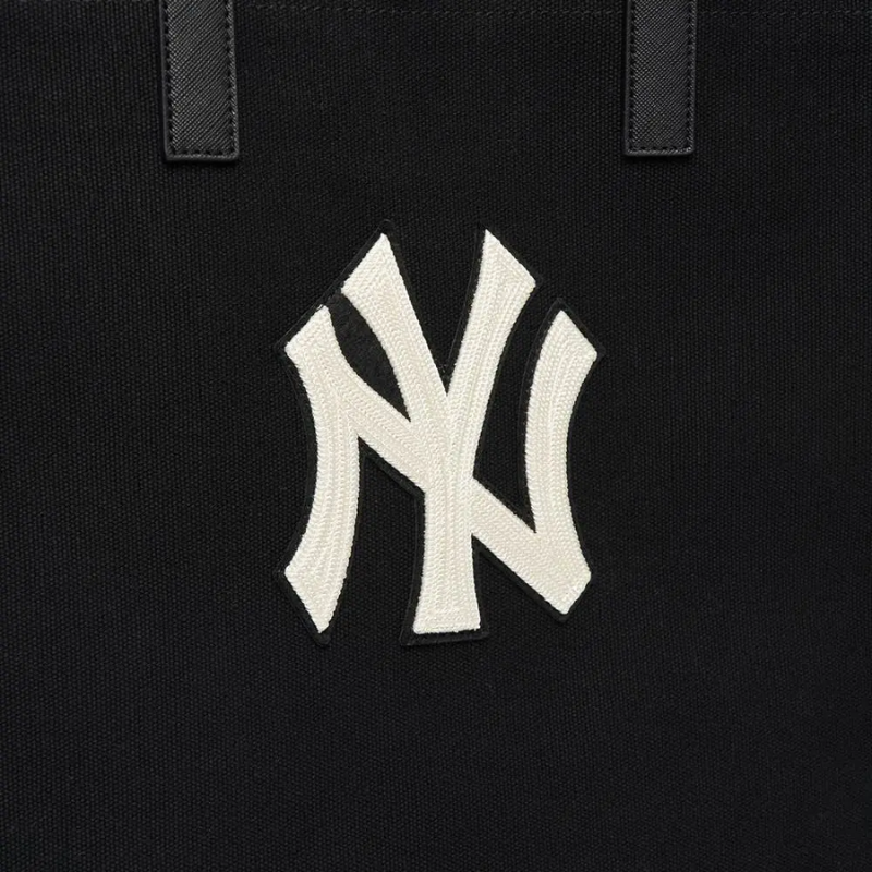 Túi Tote Bag MLB Canvas Tote Bag New York Yankees Black