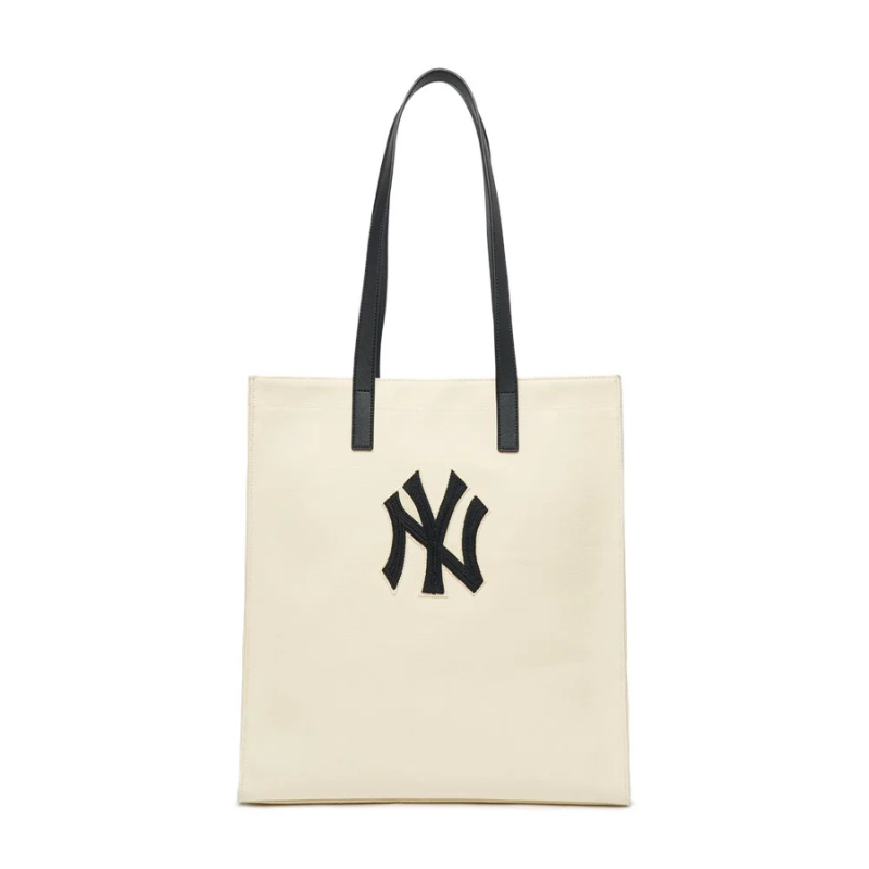 Túi Tote Bag MLB Canvas Tote Bag New York Yankees Cream