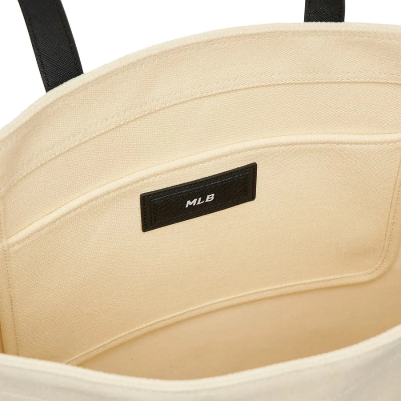 Túi Tote Bag MLB Canvas Tote Bag New York Yankees Cream