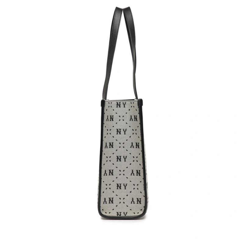 Túi Tote Bag MLB Diamond Monogram Jacquard Large Boston New York Yankees Black