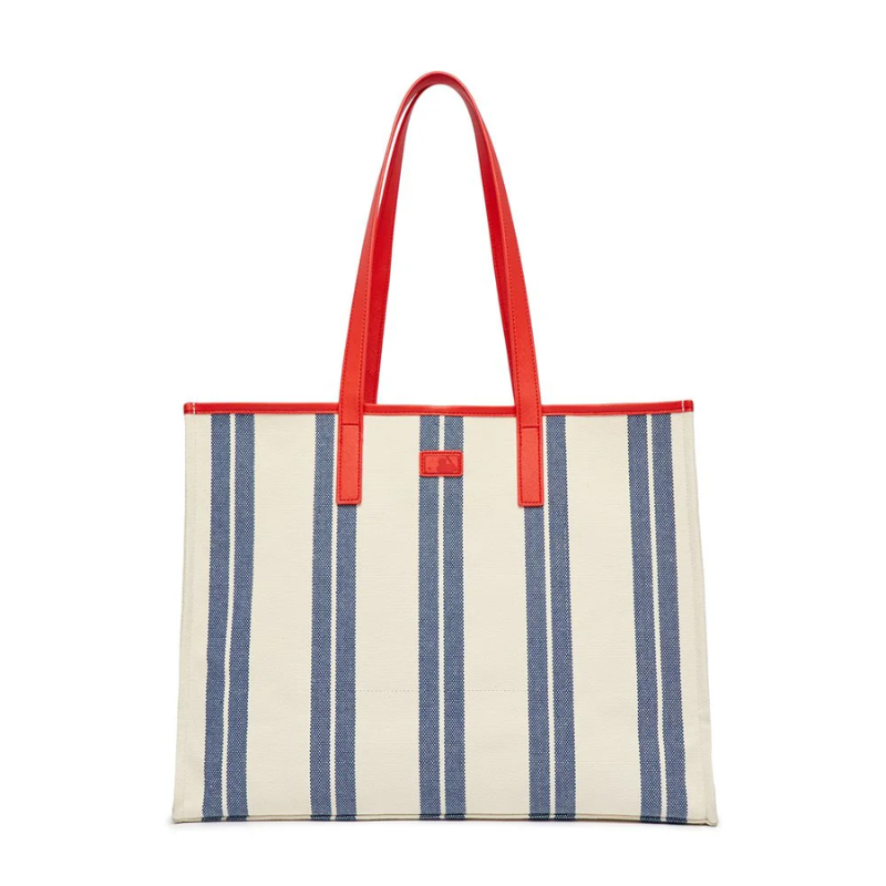 Túi Tote Bag MLB Ethnic Stripe Boston Red Sox L.Navy