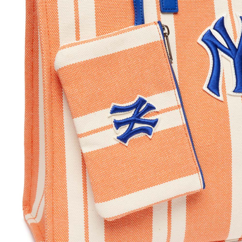 Túi Tote Bag MLB Ethnic Stripe New York Yankees L.Orange
