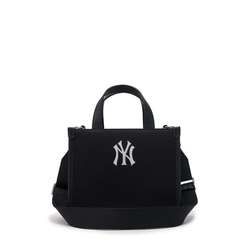 Túi Tote Bag MLB Korea Varsity Jacquard New York Yankees Black