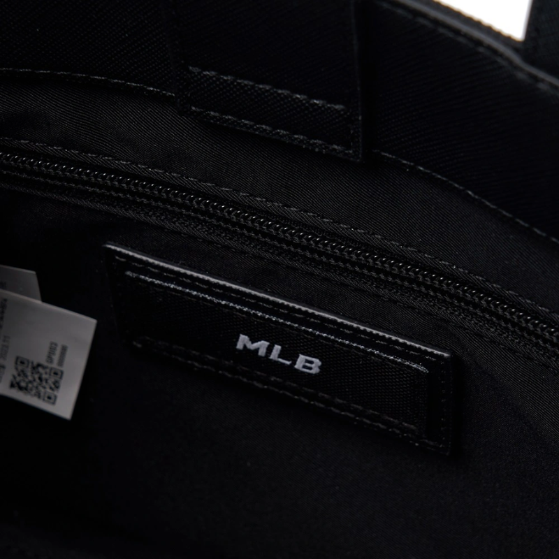 Túi Tote Bag MLB Korea Varsity Jacquard New York Yankees Black