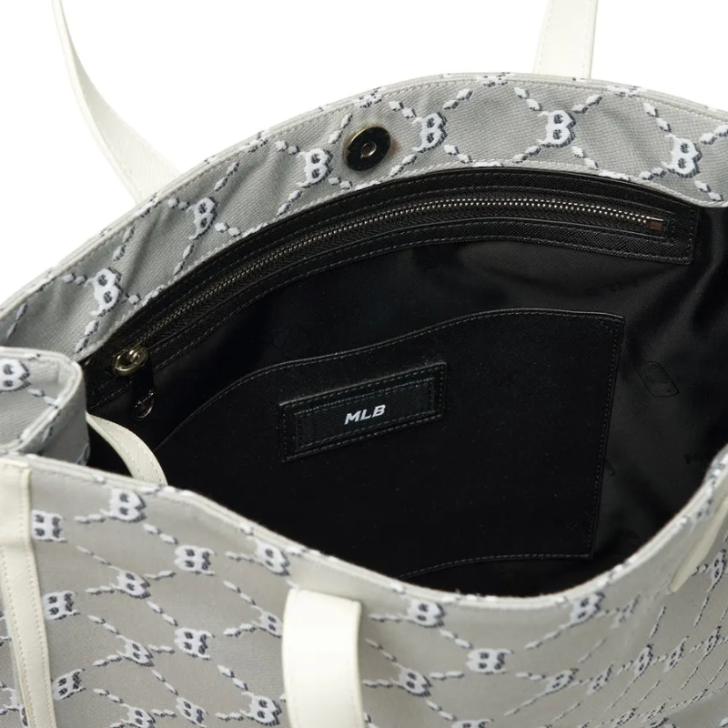 Túi Tote Bag MLB Mono Diamond Jackquard Boston Red Sox Grey