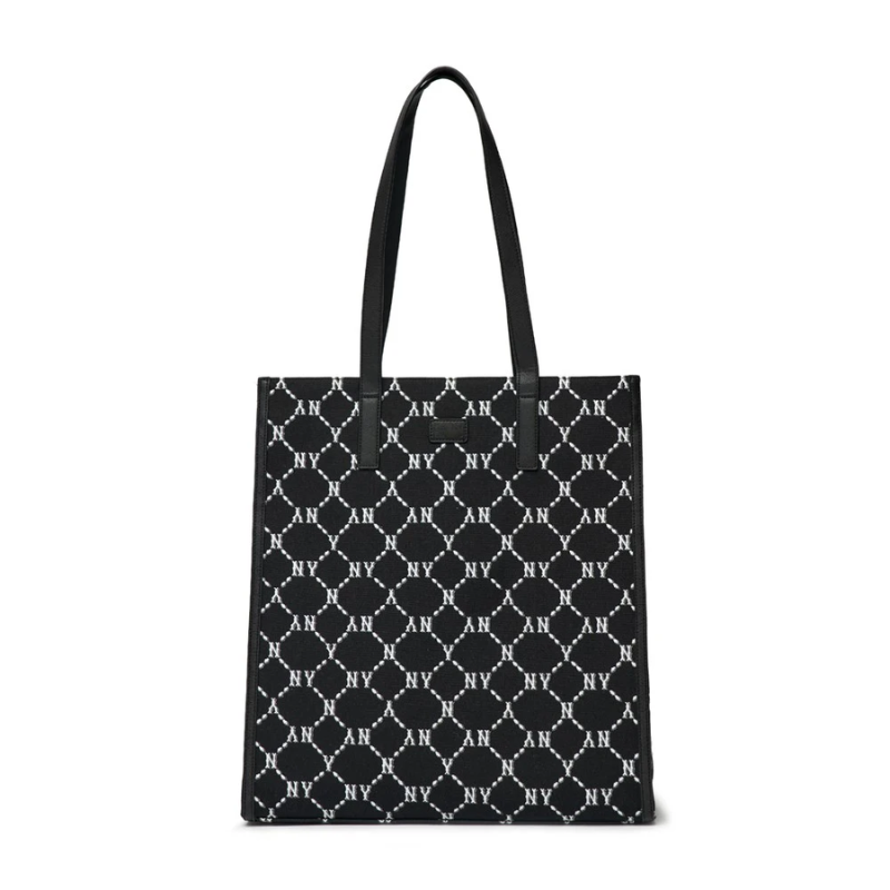 Túi Tote Bag MLB Mono Diamond Jackquard New York Yankees Black